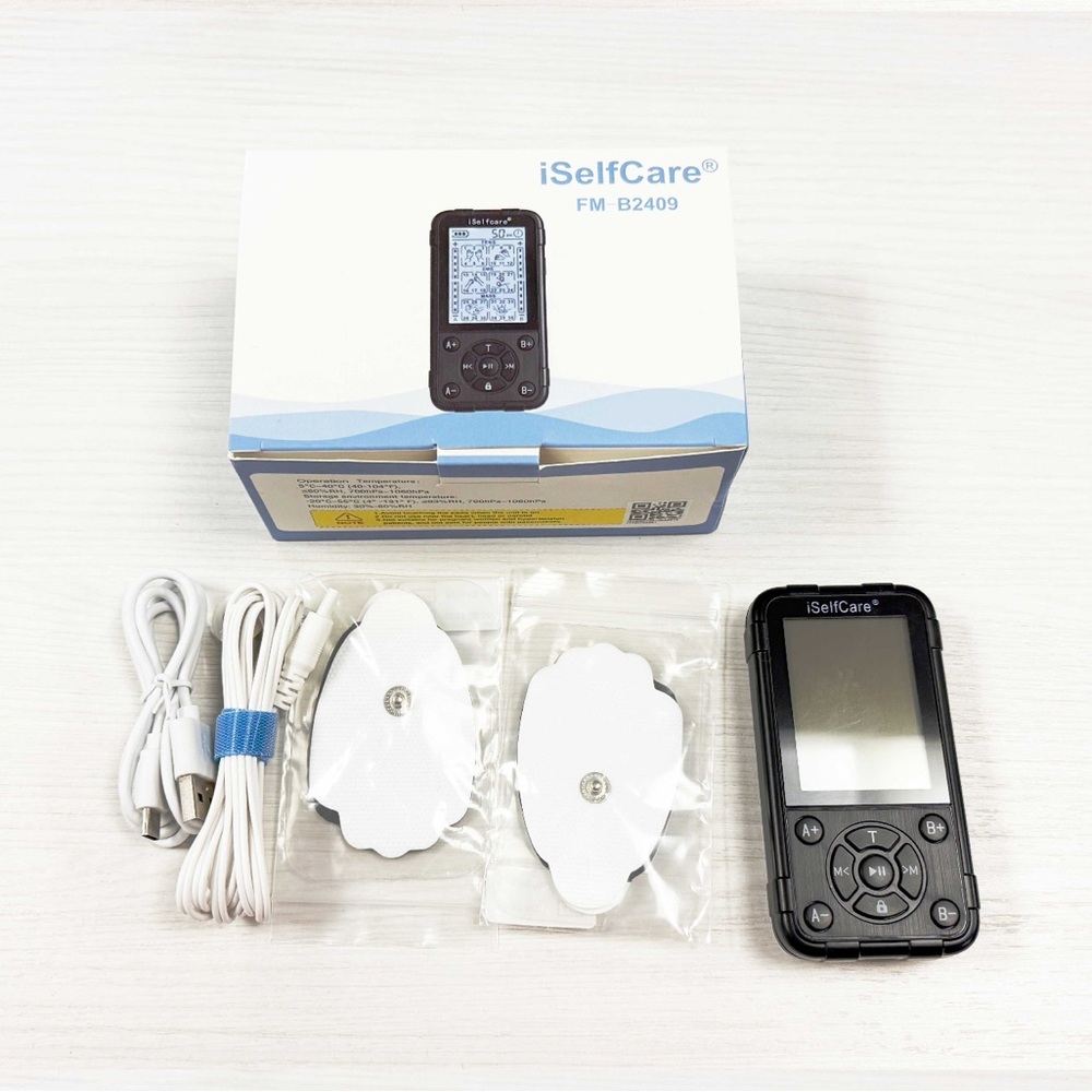 iSelfCare Rechargeable Pulse Massager – LCD Display, New in Box!